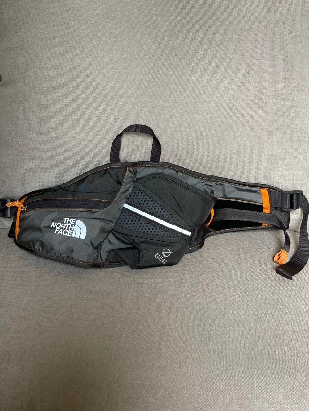 The North Face Flight Series Running Hydration Belt Waist Pack Black Orange